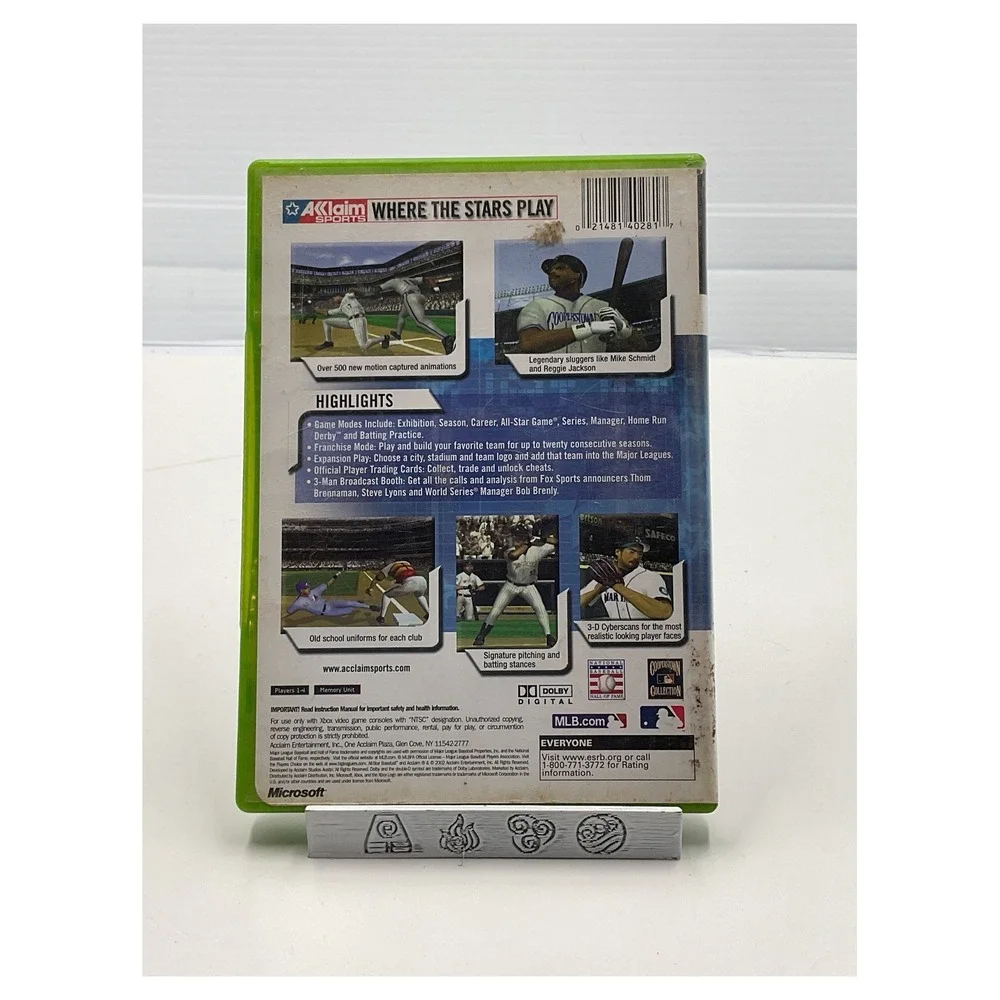 Microsoft‎ Xbox All-Star Baseball 2003 Derek Jeter Complete CIB